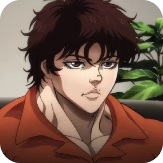 😐 emoji Baki Hanma ➩ @Earth928B Telegram sticker 9 of 50