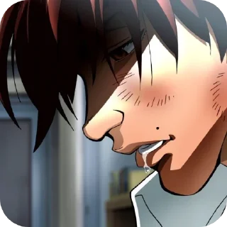 😓 emoji Baki Hanma ➩ @Earth928B Telegram sticker 17 of 50