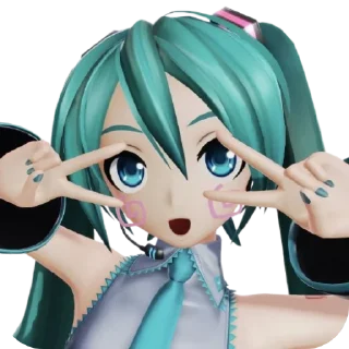 😁 emoji Miku by Medvi Telegram sticker 13 of 52
