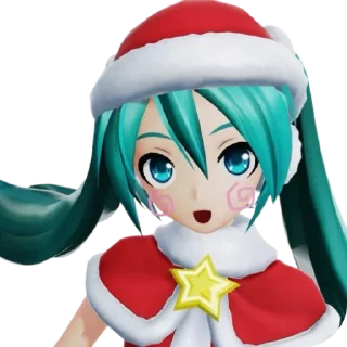 🎄 emoji Miku by Medvi Telegram sticker 21 of 52