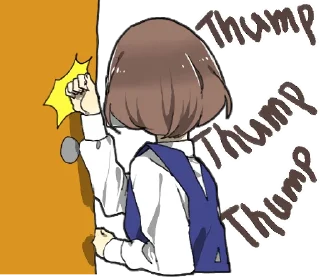 🔔 emoji Yandere Girlfriend Sticker ENG :: @line_stickers Telegram sticker 12 of 40