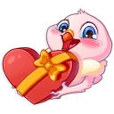 💝 emoji Love Dove Telegram sticker 22 of 36