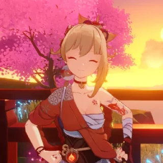Sticker from Yoimiya my beloved ♥️