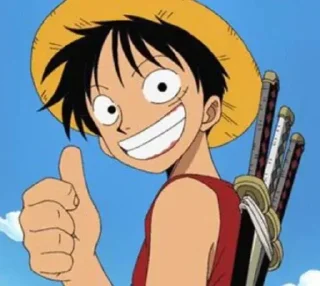 👍 emoji One piece!! By @lukylqwq Telegram sticker 15 of 56