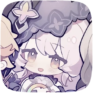 🔮 emoji ⌗𝗕𝗅𝖺𝖼𝗄 𝗦𝗐𝖺𝗇 . . @kiddoadpt Telegram sticker 16 of 40