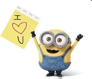 🌟 emoji миньоны @elinalira : Telegram sticker 10 of 71