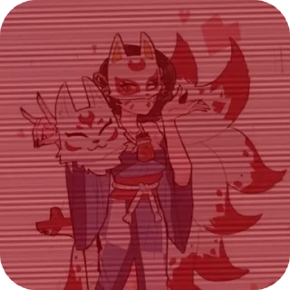 🎀 emoji 🦊🎀𝐿𝑜𝑙𝑎🎀🦊 Telegram sticker 16 of 37