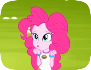 Sticker from pinkie pie EG animation