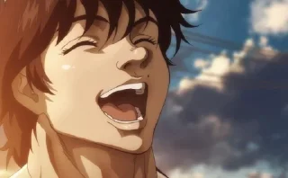 😆 emoji Baki|Shine Telegram sticker 19 of 26