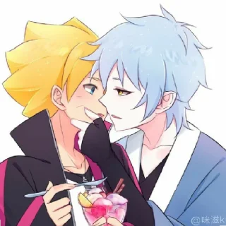 ☺️ emoji разные шипы Боруто Telegram sticker 21 of 21
