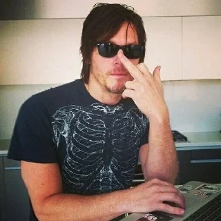😎 emoji daryldixon Telegram sticker 15 of 55
