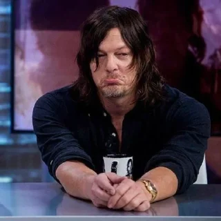 😬 emoji daryldixon Telegram sticker 7 of 55
