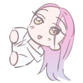 🤍 emoji 𓏵   𝑴𝒊𝒛𝒊   ⥂  @maraf3t Telegram sticker 18 of 55
