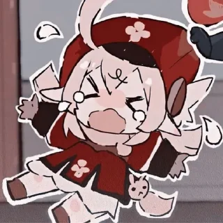 😭 emoji klee! Telegram sticker 5 of 32