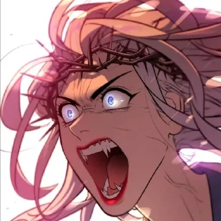😡 emoji белая кровь Telegram sticker 10 of 99
