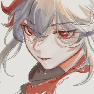 🍃 emoji Кадзуха Telegram sticker 17 of 62