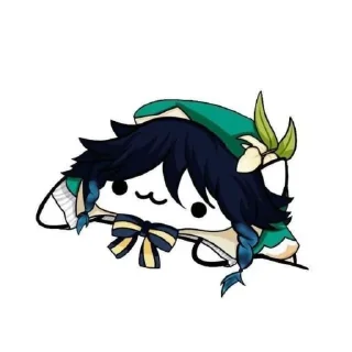 😇 emoji Venti Telegram sticker 8 of 95