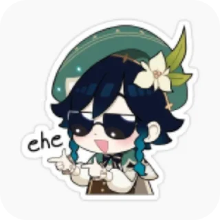 😎 emoji Venti Telegram sticker 16 of 95