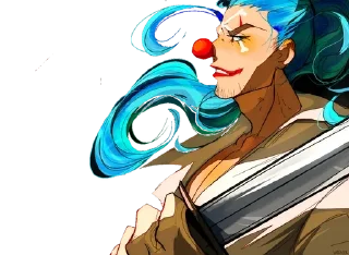 😁 emoji 🤡<>{•°•Багги•°•}<>🤡 @One_6Piece Telegram sticker 21 of 120