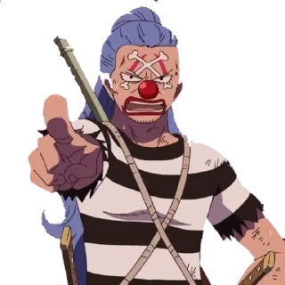 🤬 emoji 🤡<>{•°•Багги•°•}<>🤡 @One_6Piece Telegram sticker 23 of 120