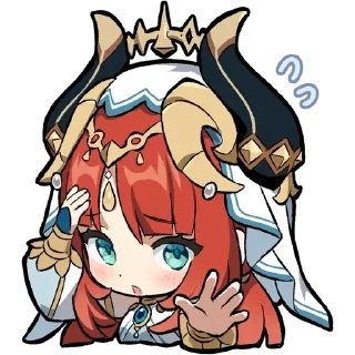 😨 emoji Геншин Импакт Telegram sticker 5 of 107