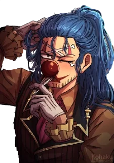 😉 emoji 🤡<>{•°•Багги•°•}<>🤡 @One_6Piece Telegram sticker 11 of 120