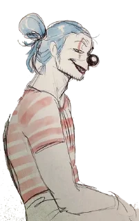 😁 emoji 🤡<>{•°•Багги•°•}<>🤡 @One_6Piece Telegram sticker 16 of 120