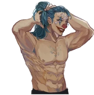 😁 emoji 🤡<>{•°•Багги•°•}<>🤡 @One_6Piece Telegram sticker 17 of 120