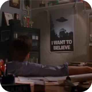 🪑 emoji I want to believe Telegram sticker 16 of 30