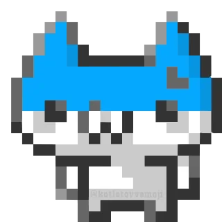 😱 emoji toro cat ➜ @kotletovvemoji Telegram sticker 18 of 50