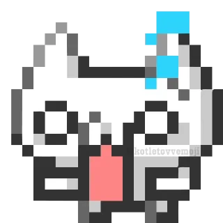 😳 emoji toro cat ➜ @kotletovvemoji Telegram sticker 16 of 50