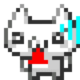 😱 emoji toro cat ➜ @kotletovvemoji Telegram sticker 22 of 50