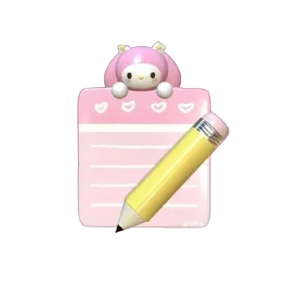 ✏️ emoji Pink stickers Telegram sticker 12 of 35