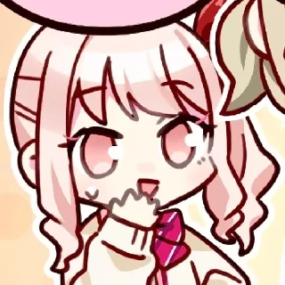 🤭 emoji ☆ 𝙼𝚒𝚣𝚞𝚔𝚒 ☆ Telegram sticker 12 of 28