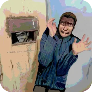 🎨 emoji Бледный гость и любымый Telegram sticker 11 of 120