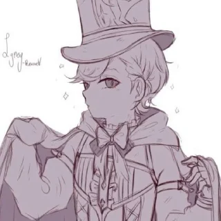 🎩 emoji ✩𝐋𝐲𝐧𝐞𝐲✩ from @i_love_v_e_n_n Telegram sticker 20 of 50
