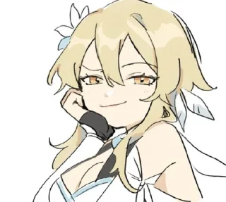 😏 emoji Lumine Telegram sticker 11 of 107