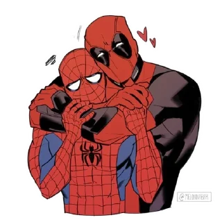 🌟 emoji spideypool, cr : @alisak1m Telegram sticker 5 of 48