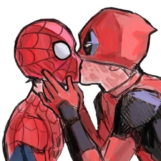 🌟 emoji spideypool, cr : @alisak1m Telegram sticker 6 of 48