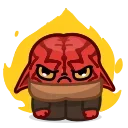 😡 emoji Baby Yoda Telegram sticker 7 of 20