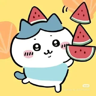 🍉 emoji Chiikawa @fanimee Telegram sticker 6 of 106