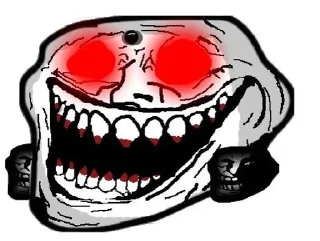 🌟 emoji 🥶Coldest TrollFace🥶 Telegram sticker 22 of 51