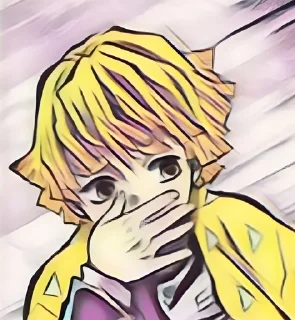 Sticker from Zenitsu Agatsuma (@shinodukana