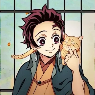 💚 emoji Танджиро @songs_zxc Telegram sticker 15 of 20