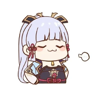 😝 emoji Kamisato Ayaka Telegram sticker 17 of 29