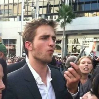 😯 emoji Robert Pattinson Telegram sticker 17 of 30
