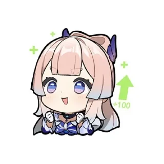 💮 emoji Кокоми. Telegram sticker 14 of 26