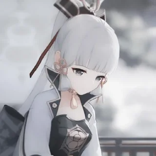 🧊 emoji Аяка // Ayaka Telegram sticker 20 of 20