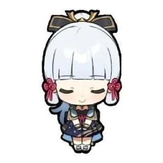 🌟 emoji 💗 ayaka 💗 @genshinfag229 Telegram sticker 6 of 50