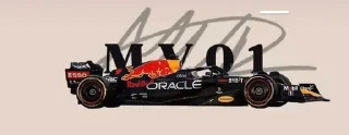 Sticker from Red Bull Formula 1 Banner